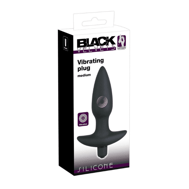 Black Velvets - Vibrerende Buttplug Medium