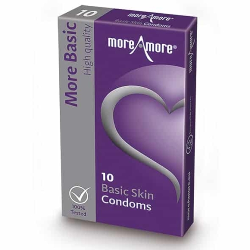 MoreAmore - Basic Skin Kondomer 10stk