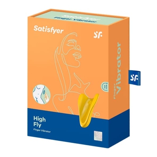 Satisfyer - High Fly Fingervibrator Gul