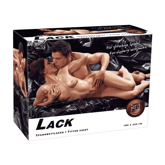 Fetish Collection - Lakklaken svart 160x200cm