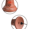 King Cock Elite - Tan Vibrerende Dual Density Silikondildo 15cm