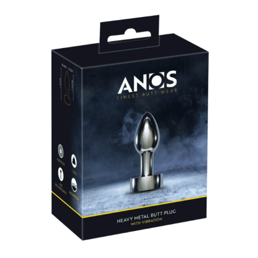 ANOS - Heavy Metal Vibrerende Buttplug