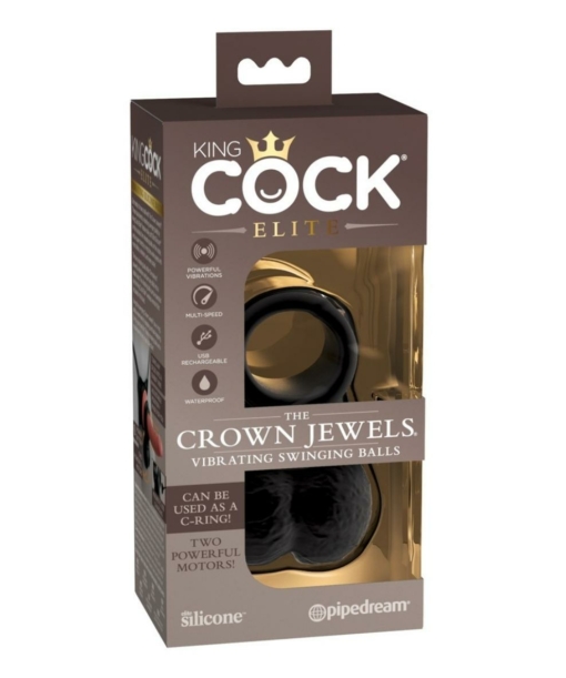 King Cock Elite - The Crown Jewels Vibrerende Svingende Baller