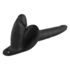 You2Toys - Double Strap-on Black Silicone