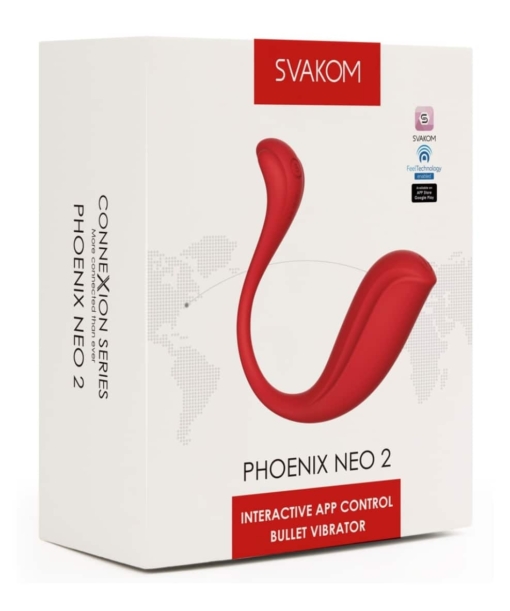 Svakom - Phoenix Neo 2 Interactive App Control Bulletvibrator