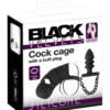 Black Velvets - Kyskhetsbur med Buttplug