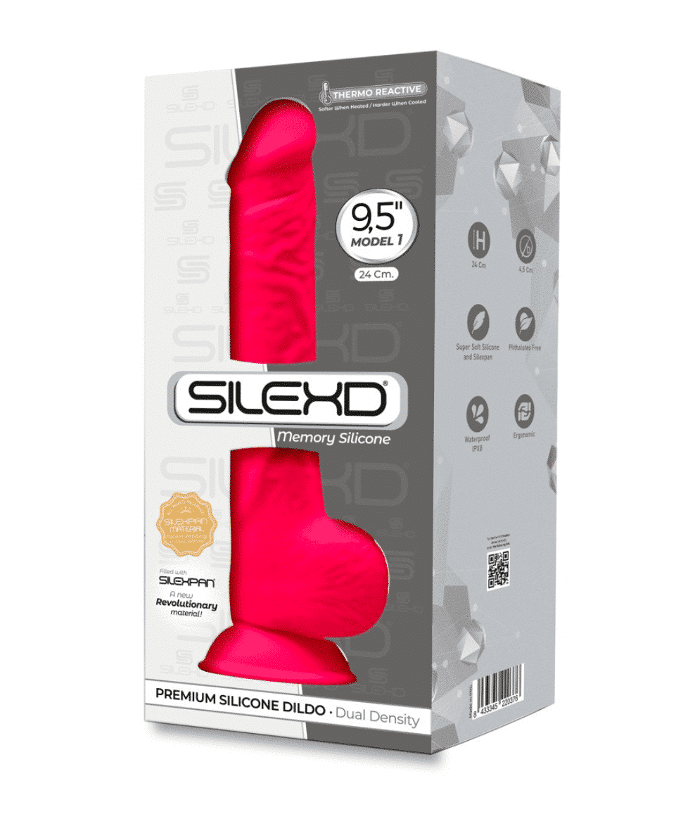 Silexd - Premium Dildo i Formbar Silikon 24 cm