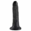 king cock dildo 18cm dark