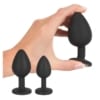 Black Velvets Anal Kit – 4-delt Nytelsespakke for Bakdøren