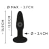 ANOS Pressure Trainer – Vibrerende Buttplugg med Trykksensor