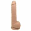 Silexd - Premium Dildo i Formbar Silikon 38 cm - lys
