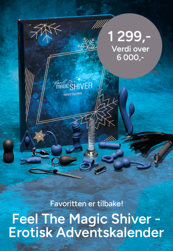 Erotisk Adventskalender 2025 - Feel The Magic Shiver. 1 299,- (verdi over 6000 kr).