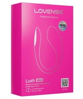 Lovense Lush Mini - G-punktvibrator med appstyring og lysshow